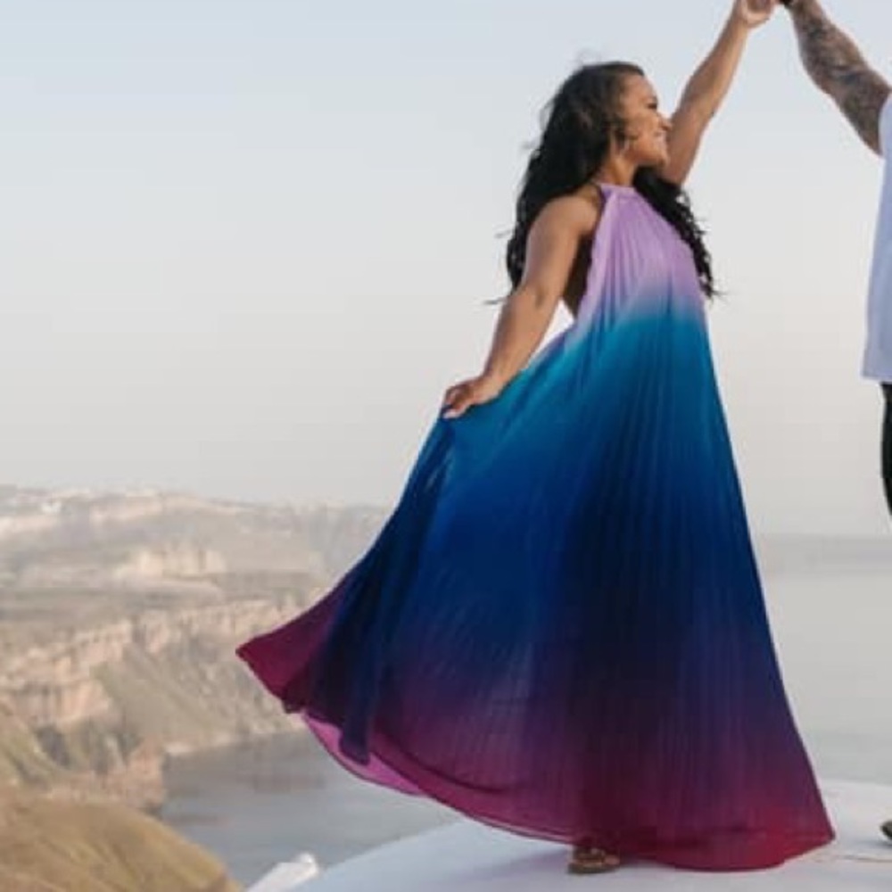 Ombré Maxi Dress